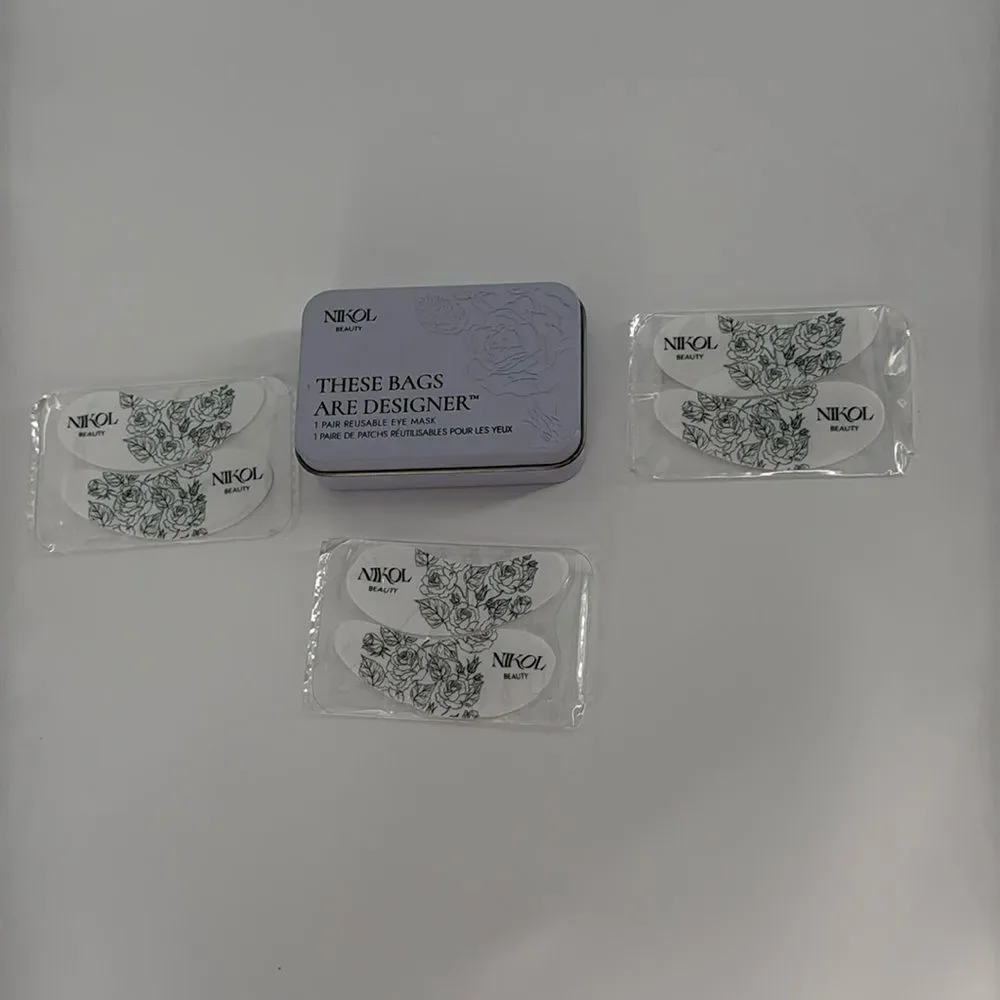 Nikol Beauty THESE BAGS ARE DESIGNER-EYE MASK Reusable Under Eye Masks Skincare